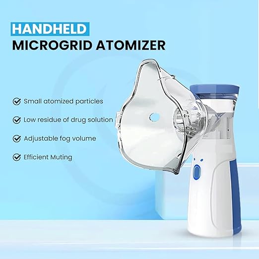 Portable Mesh Nebulizer for Steam Inhalation Compact Cool Mist Machine